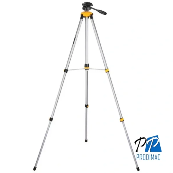 Tripode de Nivel Láser con cabezal inclinable Altura de Trabajo 170 cm Dewalt DW0881T