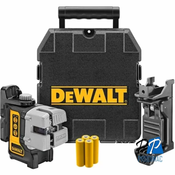 Nivel Láser de 3 Líneas Luz Roja 30 Mts Dewalt DW089K
