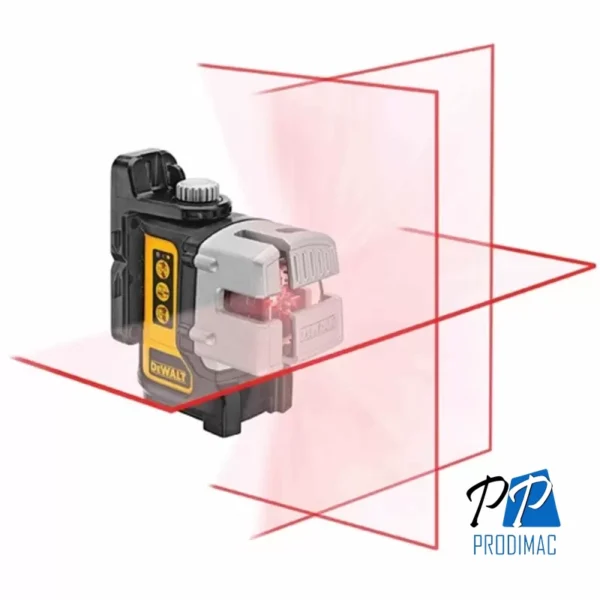 Nivel Láser de 3 Líneas Luz Roja 30 Mts Dewalt DW089K