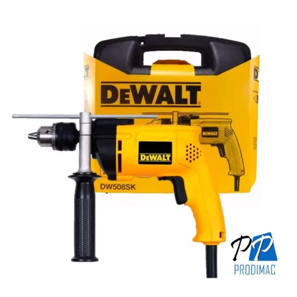Taladro Percutor 1/2" 800W 51000 gpm Dewalt DW508SK-B2C