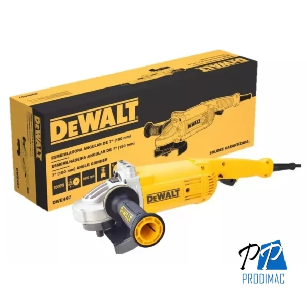 Amoladora Angular 7" 2600W 8500 rpm Dewalt DWE497-B2