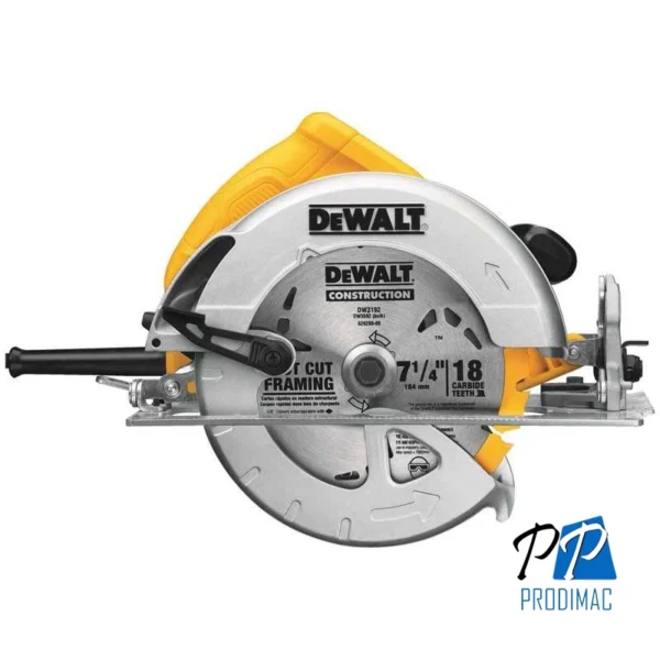 Sierra Circular 7 1/4" (184mm) 1800W Corte en 90° 65mm Dewalt DWE575-B2C