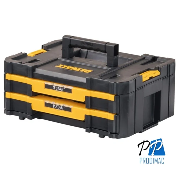 Organizador de Herramientas de dos Gavetas Tstak Dewalt DWST17804