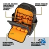 DWST60122-1-6.webp Mochila Porta Herramientas 43 Bolsillos Dewalt x McLaren DWST60122-1