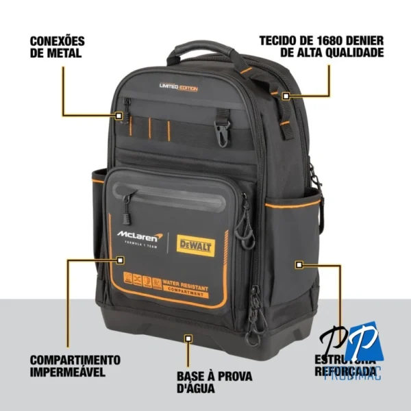 DWST60122-1-7.webp Mochila Porta Herramientas 43 Bolsillos Dewalt x McLaren DWST60122-1