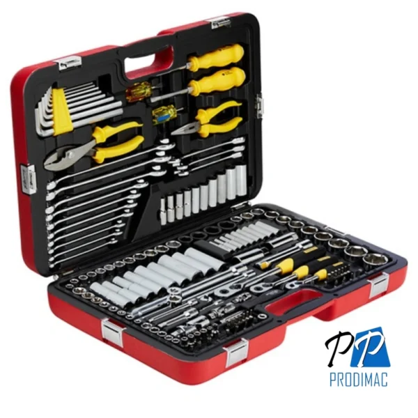 R99-150LA-2.webp Juego de Herramientas Racing 1/4", 3/8" y 1/2" 150 Piezas Stanley R99-150LA