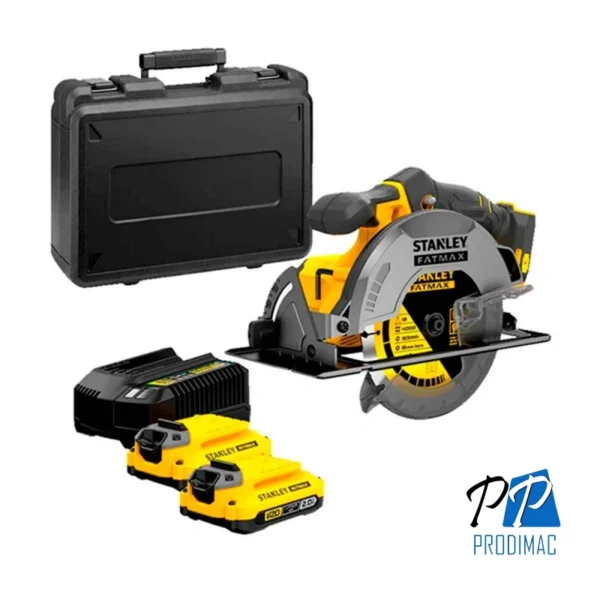 Sierra Circular 7 1/4" 20 V 5000 Rpm Fatmax Stanley SBC550D2K-B2