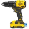 Taladro Percutor 1/2" 20V Fatmax 60Nm 2 Bat 1.5 Ah Stanley SBD715C2K-B2