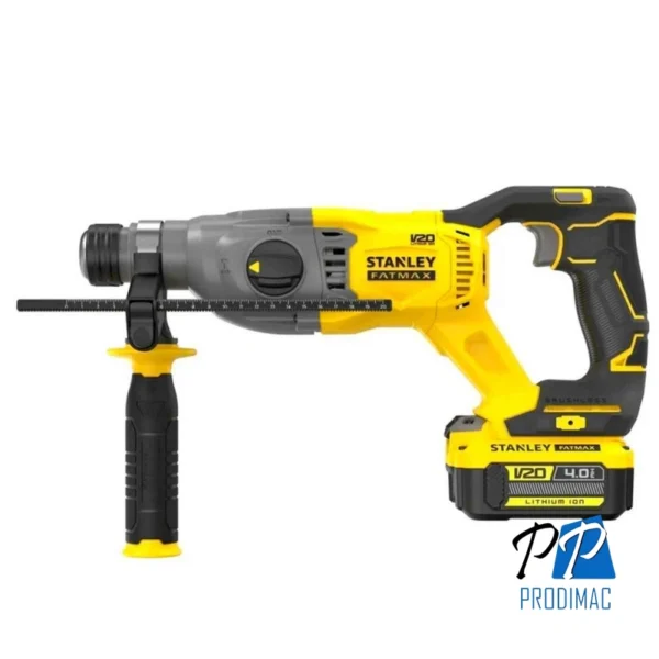 Rotomartillo SDS-Plus 20V Fatmax 2.0J 2 Bat 4.0 Ah Stanley SBH900M2K-B2