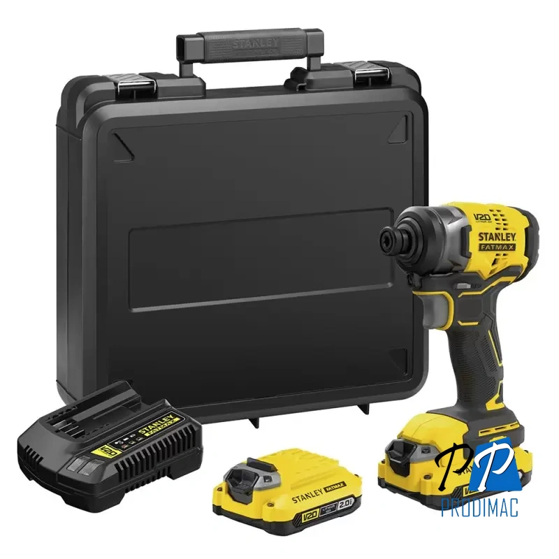 Atornillador de Impacto 1/4" Hex 20V Fatmax 180 Nm 2 Bat Stanley SBI810D2K-B2