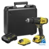Taladro Percutor 1/2" 20V Fatmax 50Nm 2 Bat 1.5 Ah Stanley SCD711C2K-B2