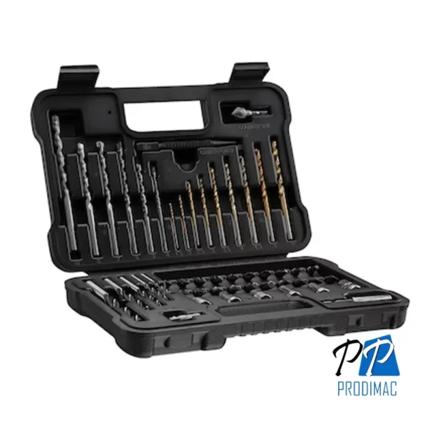 Taladro Percutor 1/2" 20V Inc 2 Bat y Carg + 50 pz Stanley SCD711D2FA-B2