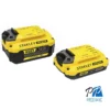 Taladro Percutor 1/2" 20V Inc 2 Bat y Carg + 50 pz + Bolso Stanley SCD711DMSA-B2