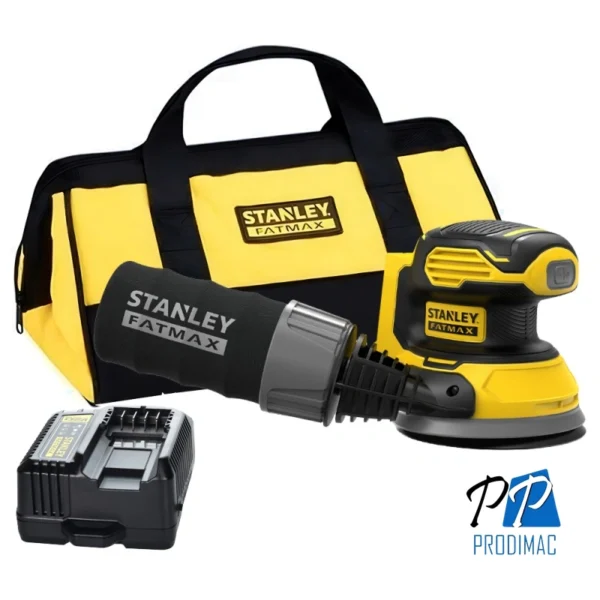 Lijadora Excéntrica 5" 20V Fatmax 1 Bat 2.0 Ah Stanley SCS220D1S-B2