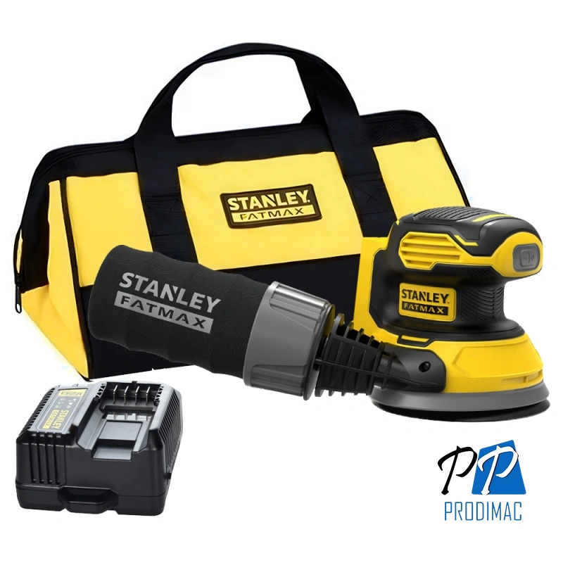 Lijadora Excéntrica 5" 20V Fatmax 1 Bat 2.0 Ah Stanley SCS220D1S-B2