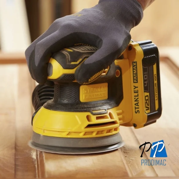 Lijadora Excéntrica 5" 20V Fatmax 1 Bat 2.0 Ah Stanley SCS220D1S-B2