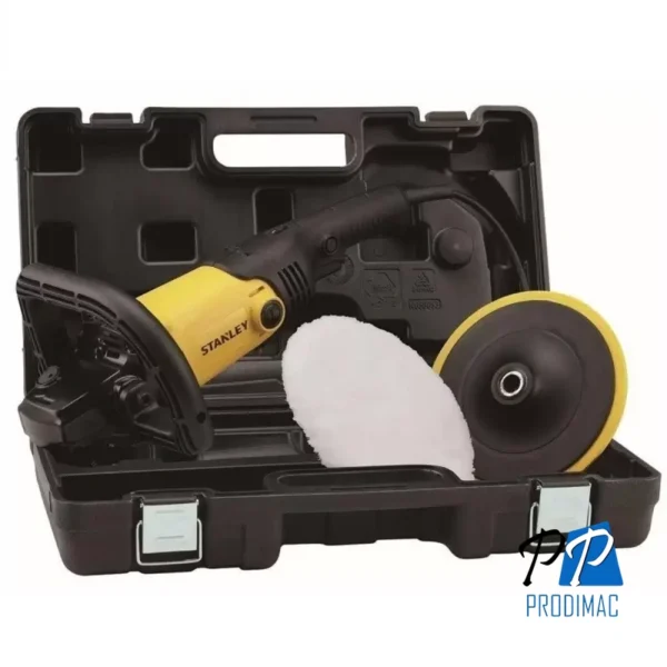 Pulidora de 7" 1300 W 3000 Rpm con Maleta Plástica Stanley SP137K-B2