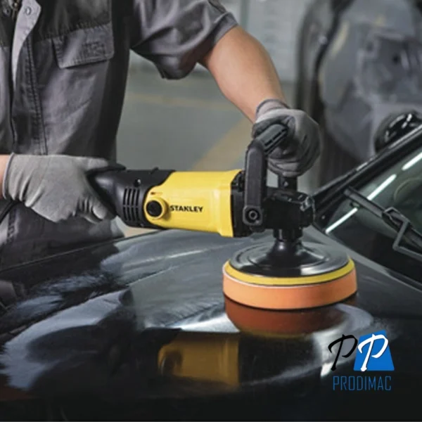 Pulidora de 7" 1300 W 3000 Rpm con Maleta Plástica Stanley SP137K-B2