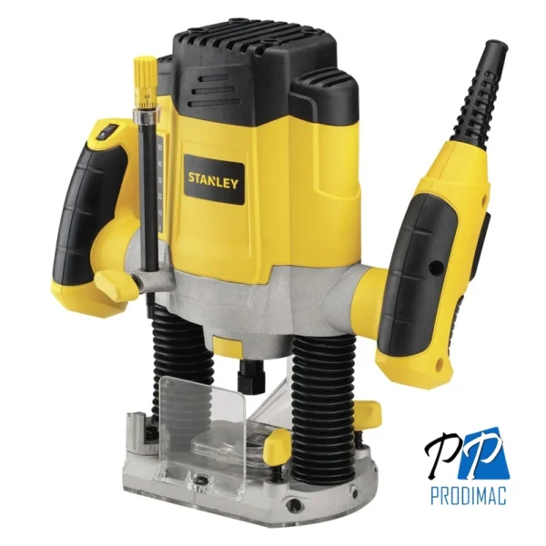 Ruteadora 1/4" 1200W 55 mm + 6 Fresas Stanley SRR1200-B2