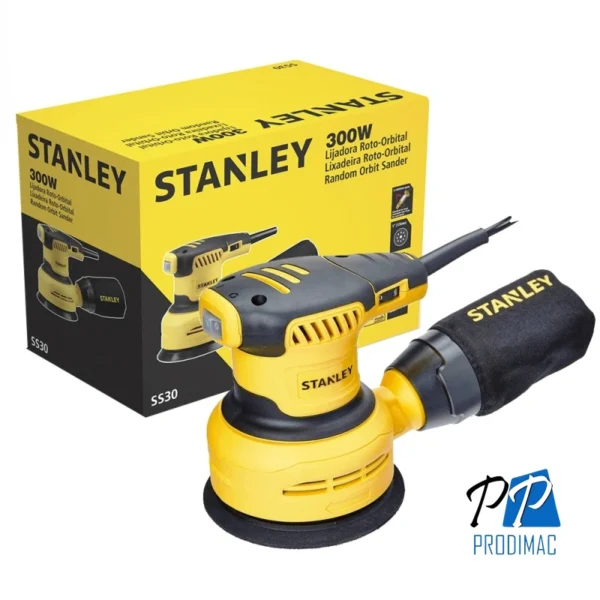 Lijadora Excéntrica 5" 300W 13000 rpm Stanley SS30-B2