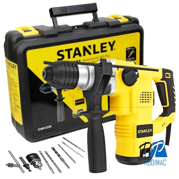 Rotomartillo SDS Plus 1250W 850 3.5J Stanley STHR1232K-B2