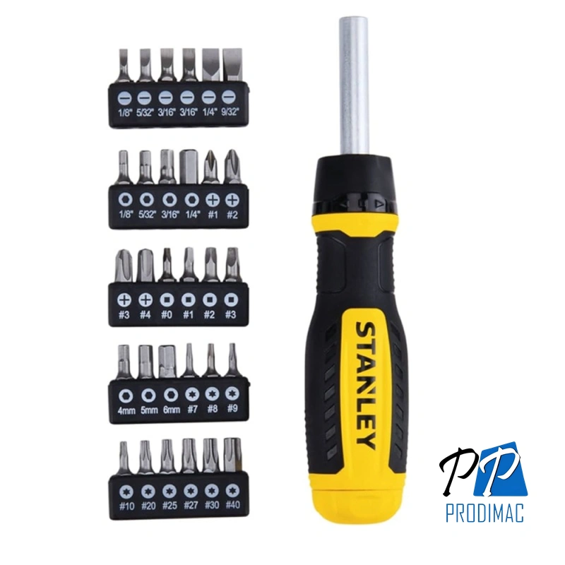 Desarmador con Rachet Multipuntas 30 Piezas Stanley STHT60084