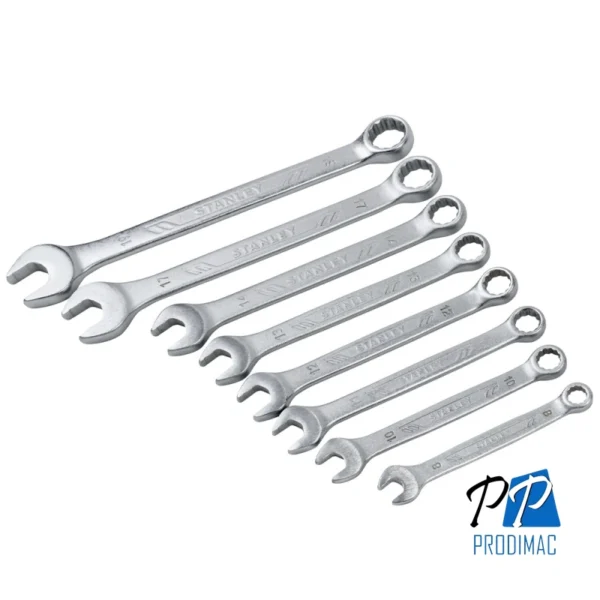 Set de Llaves Combinadas Milimétricas 8 Unidades Stanley STMT73648-LA